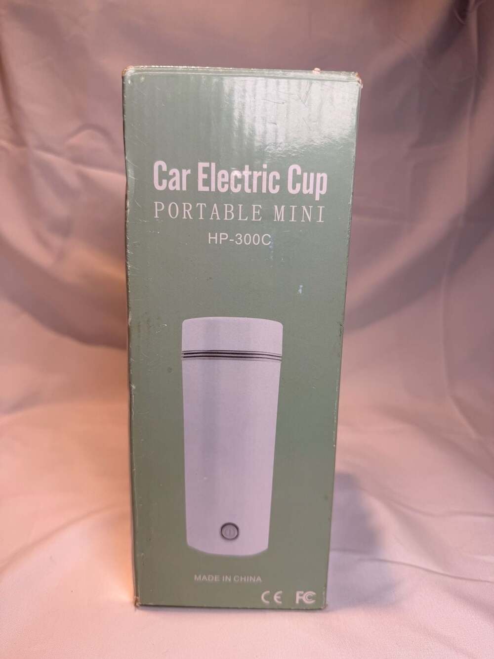 Wjtmov Portable Mini Car Electric Cup HP-300C 350ml Light Green